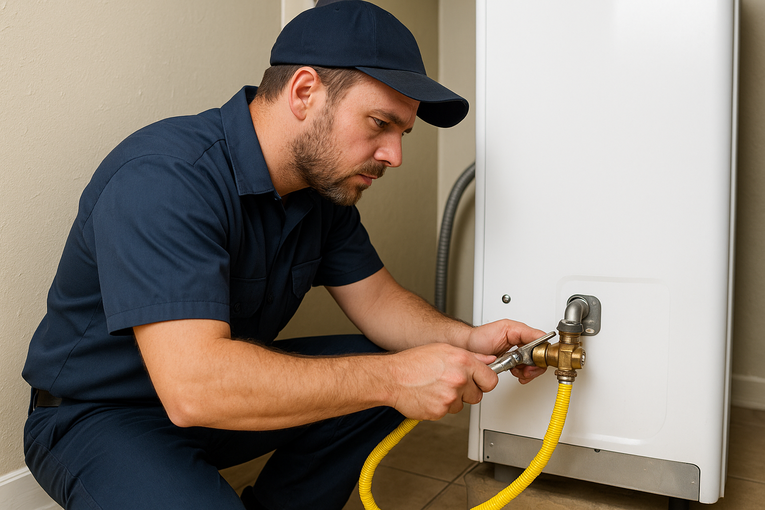 Appliance Gas Connection in Houston