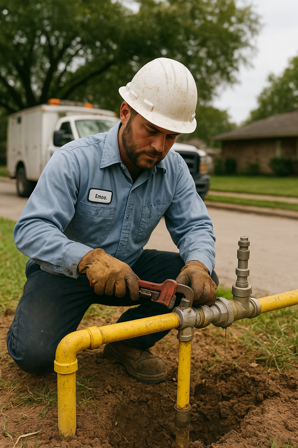 Gas Line Repair in Houston